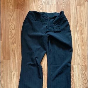 Red pin stripe pants